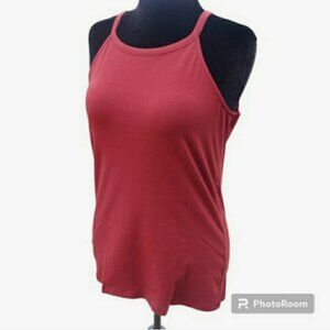 Maurices Tank Top Halter Style Burgundy NWT